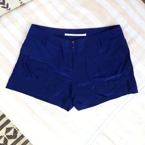 Cynthia Vincent designer silk shorts